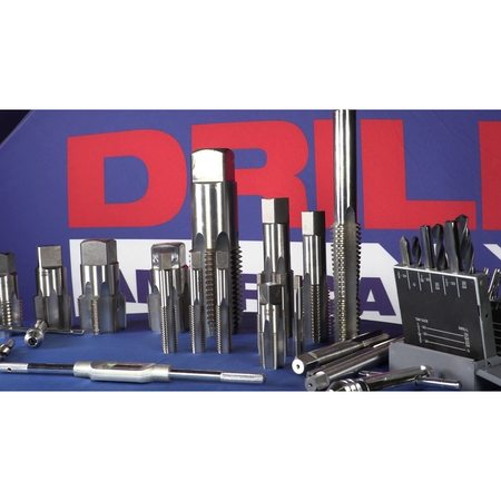 Drill America 1/4"-28 HSS Machine and Fraction Hand Taper Tap, Tap Thread Size: 1/4"-28 DWT54469